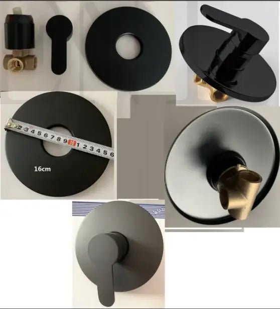 Black Square Bathroom Hook