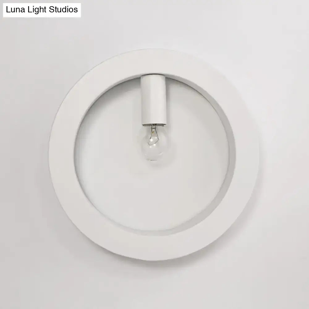 Black Square Glass Sconce
