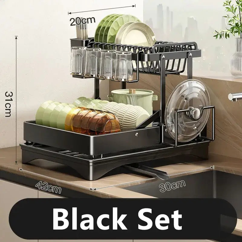 Black Steel Dish Rack