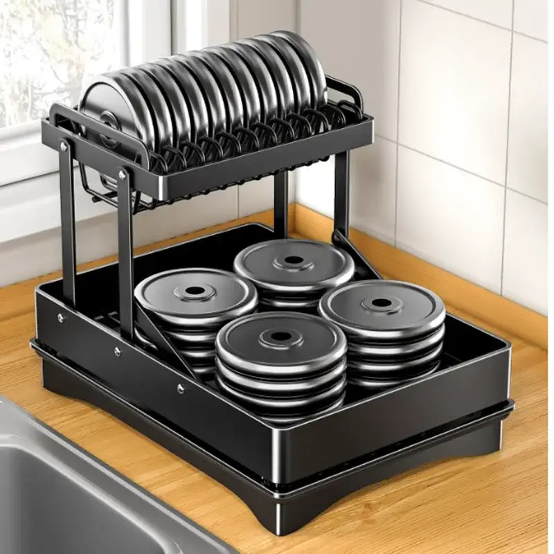 Black Steel Dish Rack