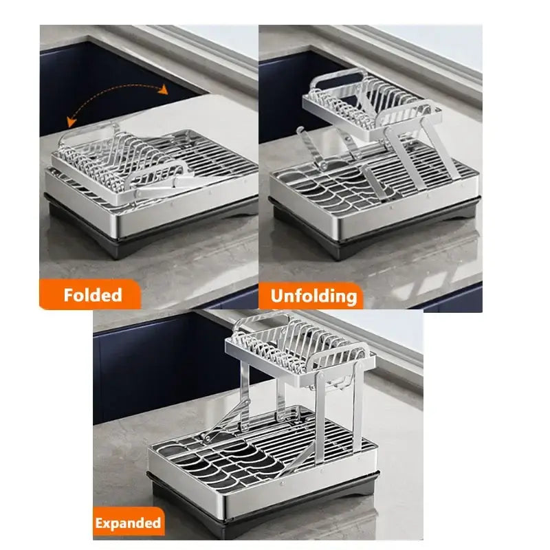 Black Steel Dish Rack