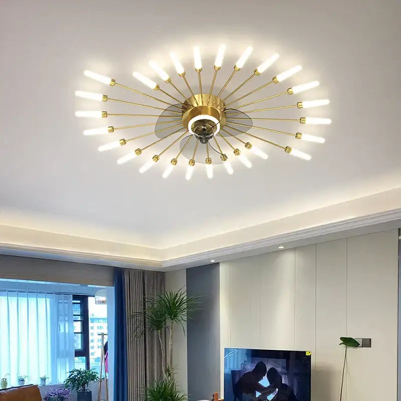 Black Starburst Ceiling Fan