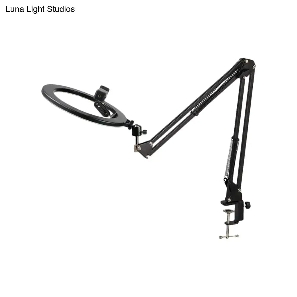 Black Swing Arm Mirror Light