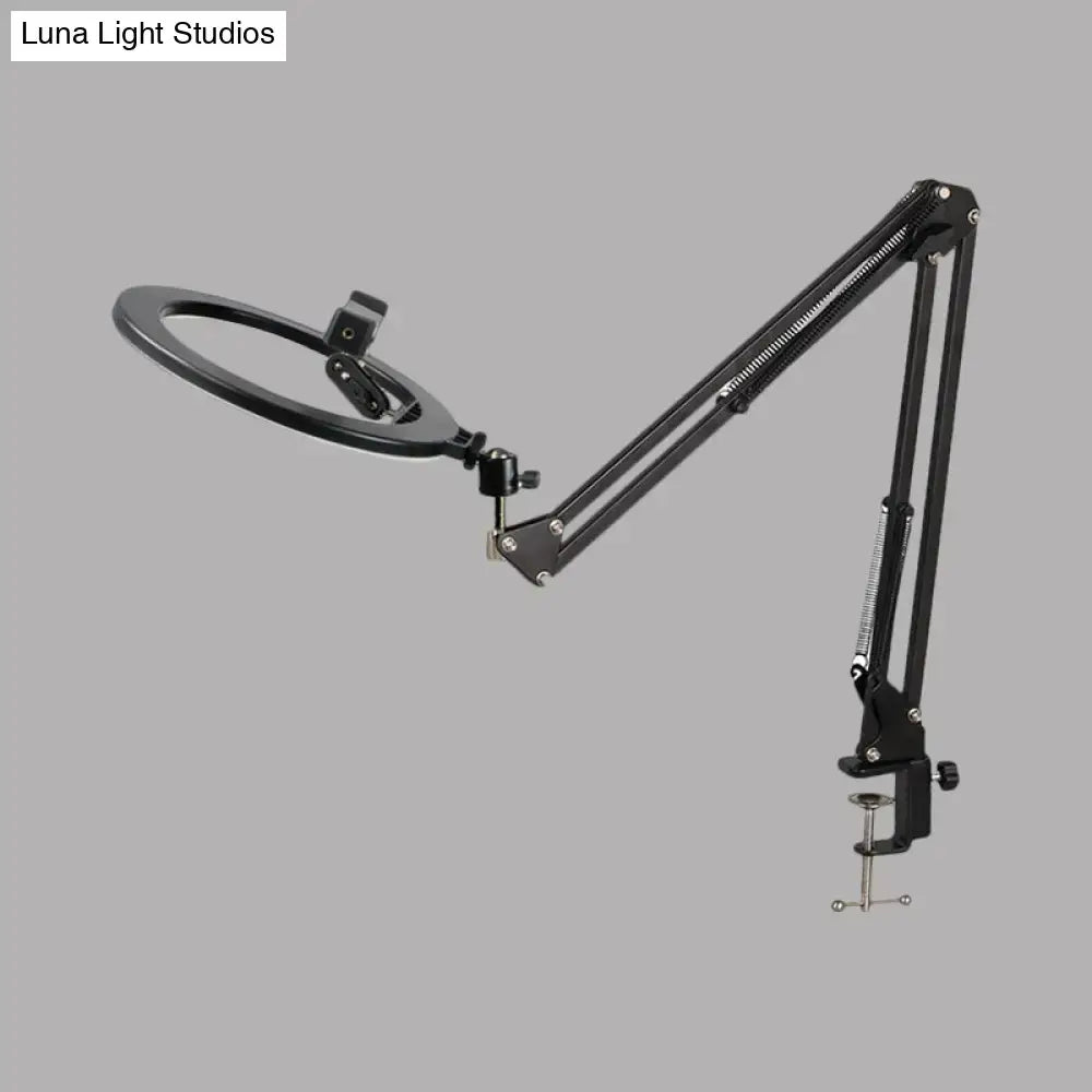 Black Swing Arm Mirror Light