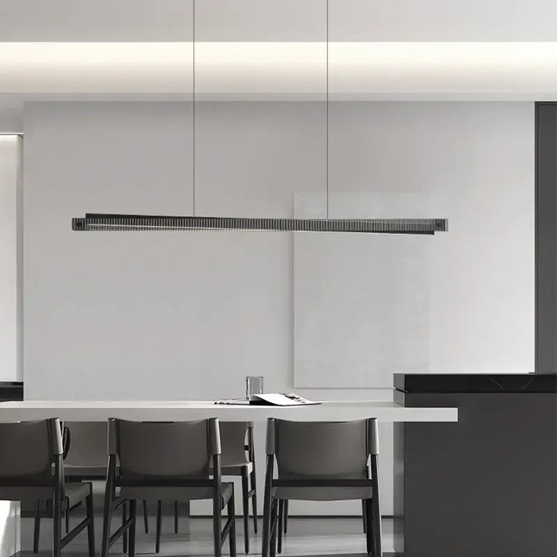 Black Bar Pendant Light