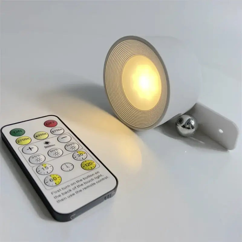 Black LED USB Wall Lamp
