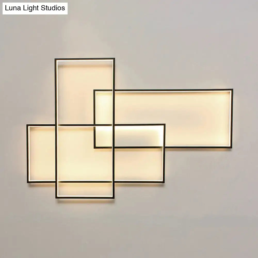 Black Acrylic Wall Sconce