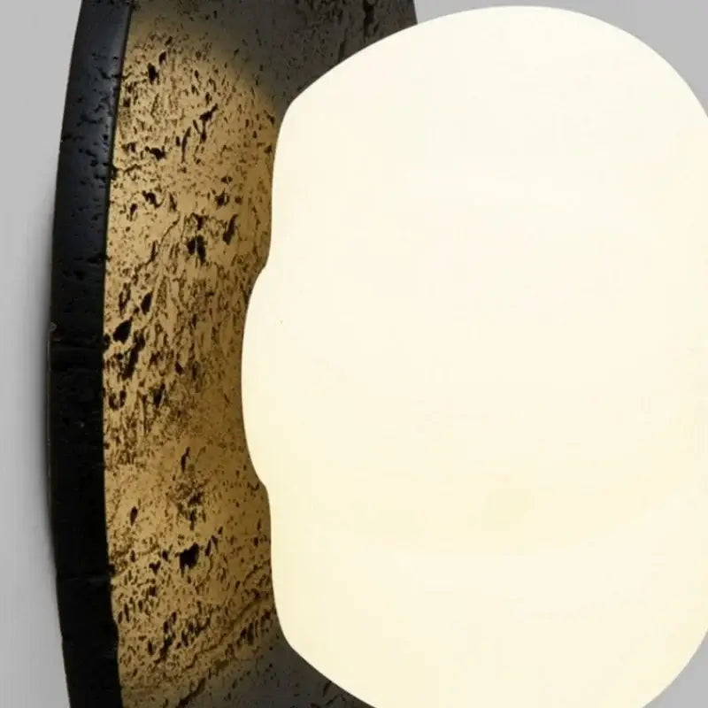 Black Travertine LED Sconce