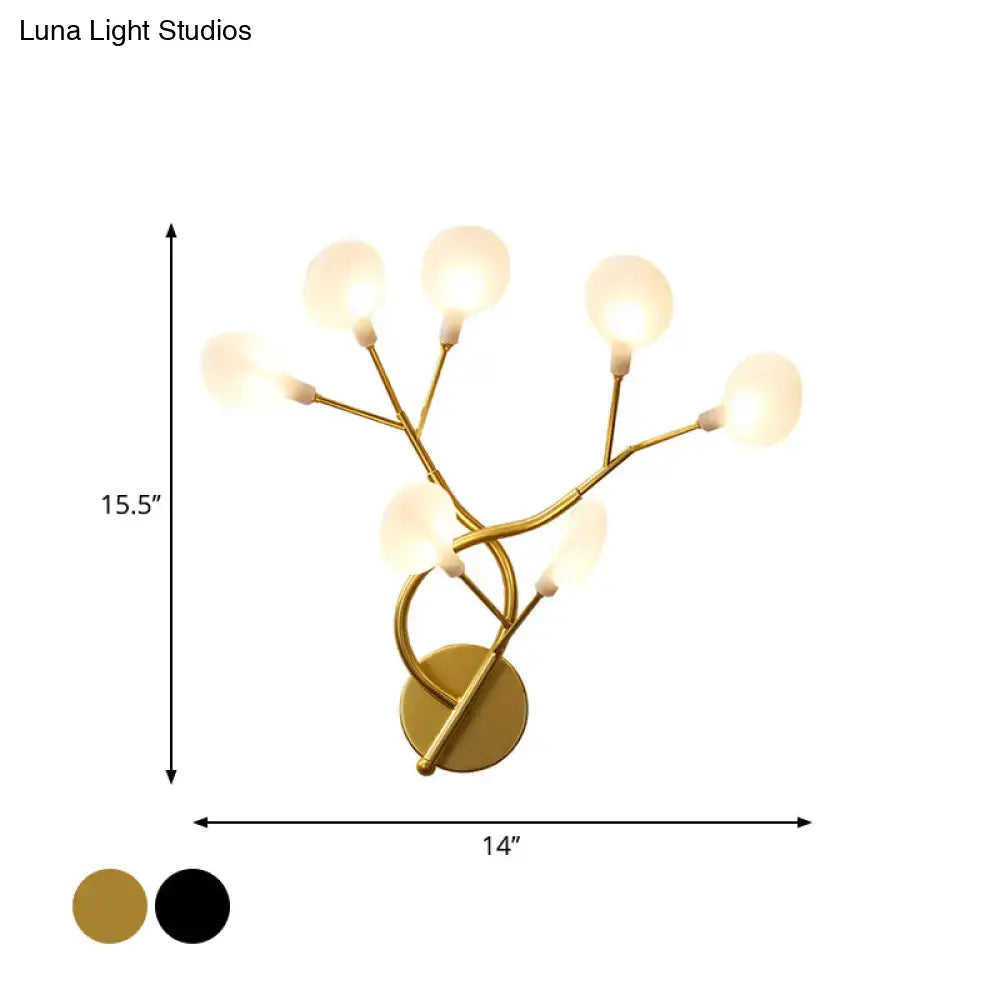 Black Branch Wall Light
