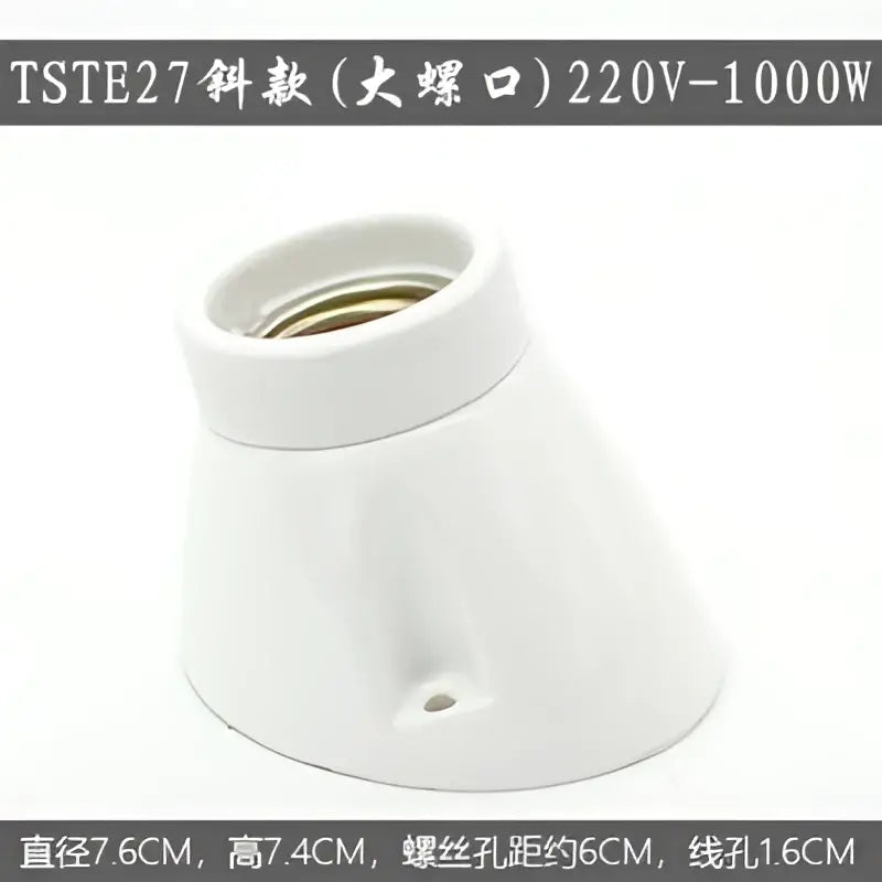 Ceramic E27 Lamp Holder