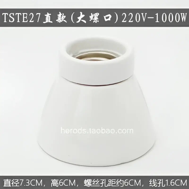 Ceramic E27 Lamp Holder