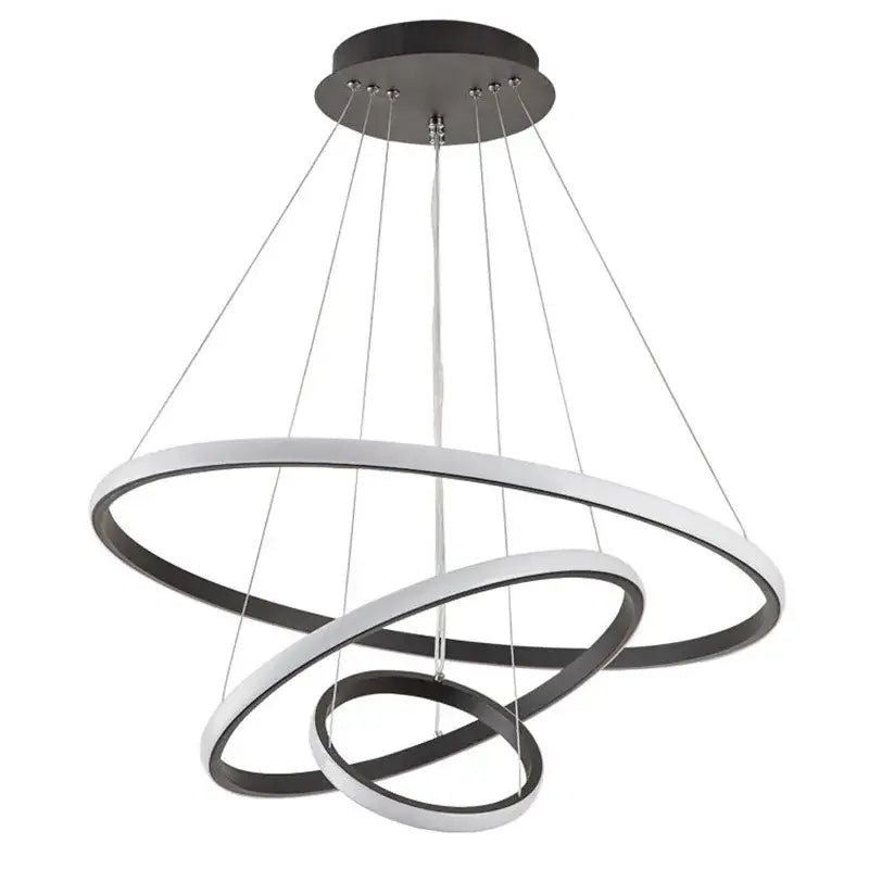Black Circles Pendant Light