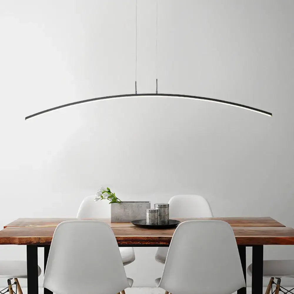 Curved LED Island Light