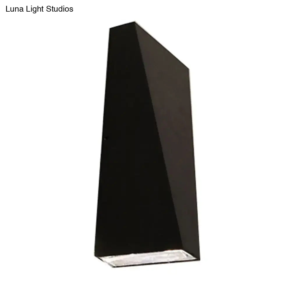 Black Geometric Wall Lamp