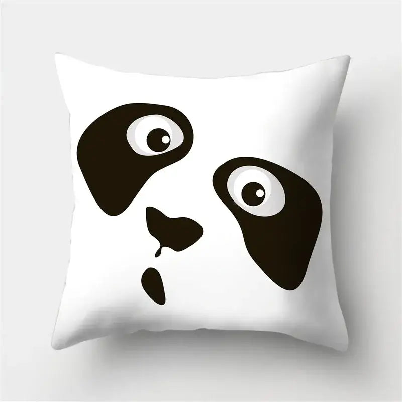 Black Gold Geometric Pillowcase