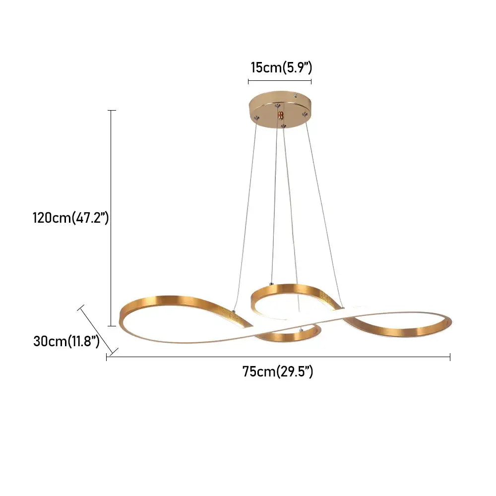 Acrylic Infinity Chandelier