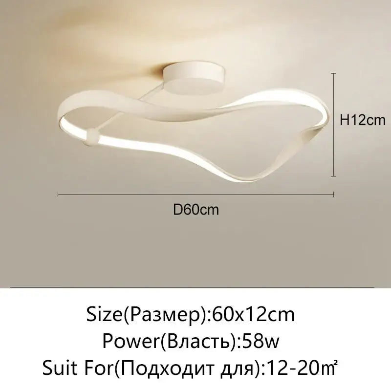 Black Infinity Ceiling Light