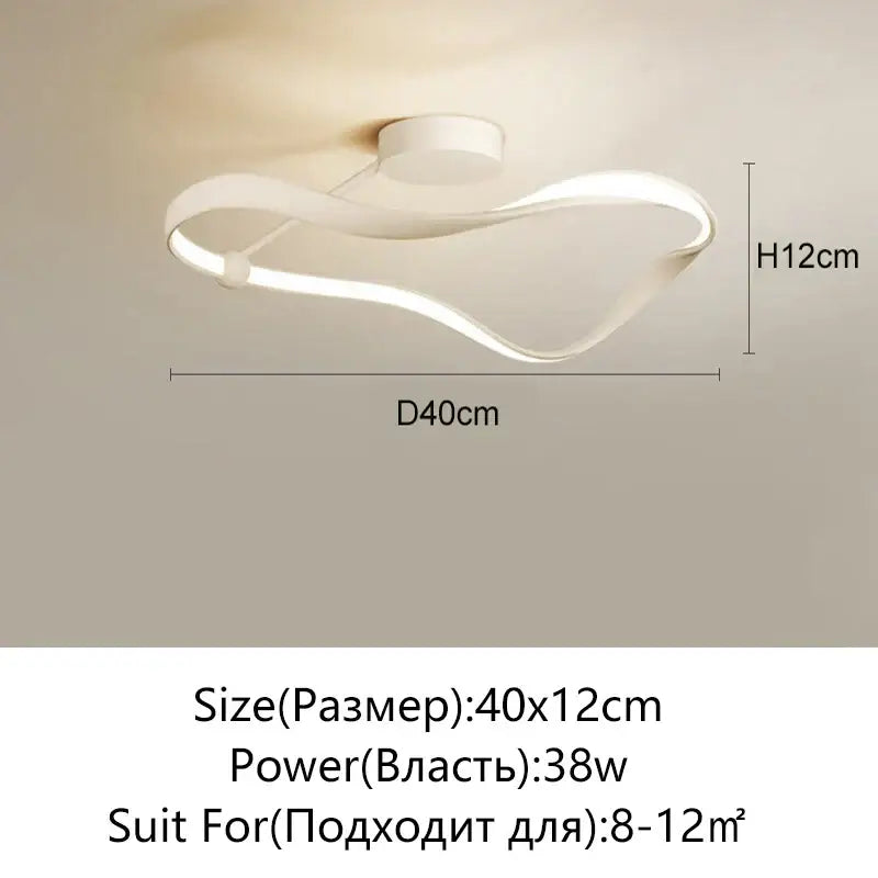 Black Infinity Ceiling Light