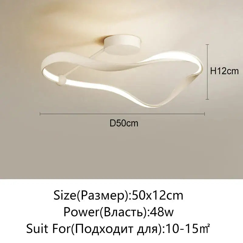 Black Infinity Ceiling Light