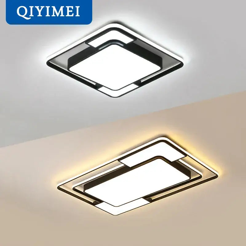 Black Rectangular Chandelier