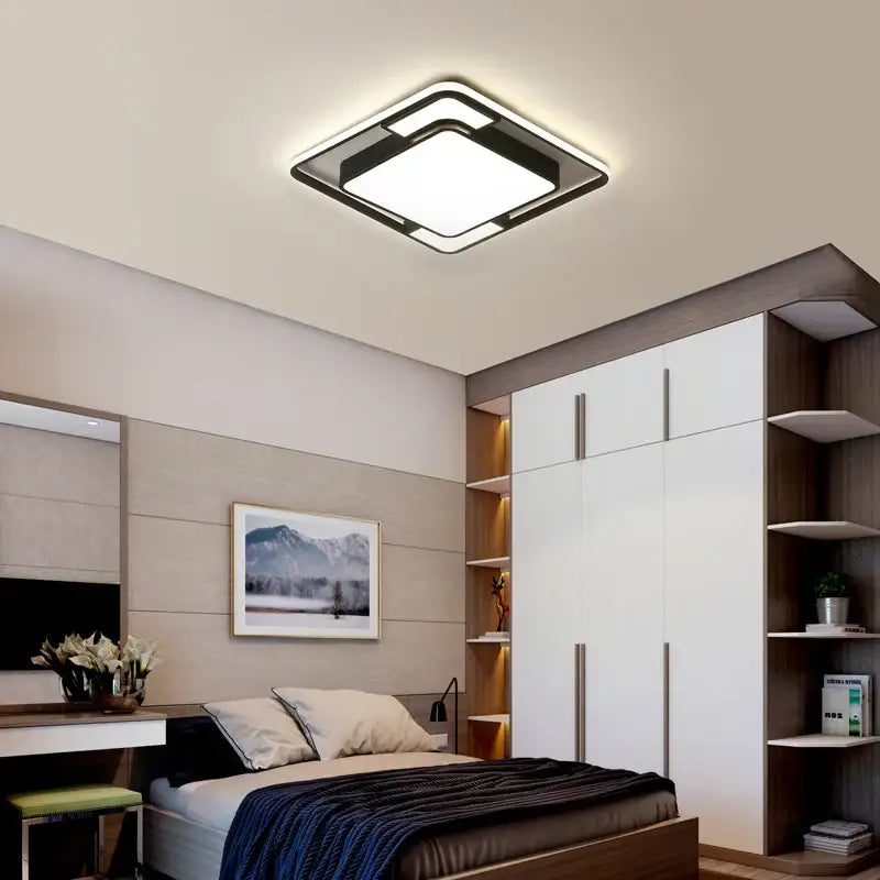 Black Rectangular Chandelier