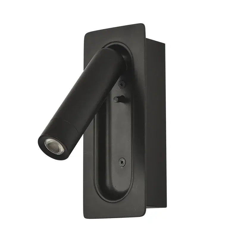 Black LED Bedside Wall Lamp
