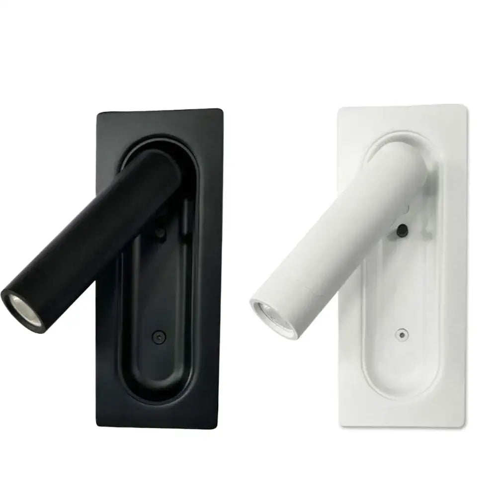 Black LED Bedside Wall Lamp