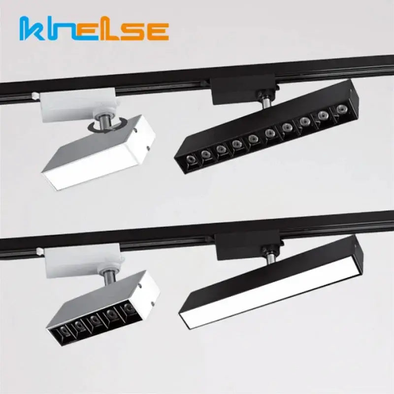 Black Linear Adjustable Track Light