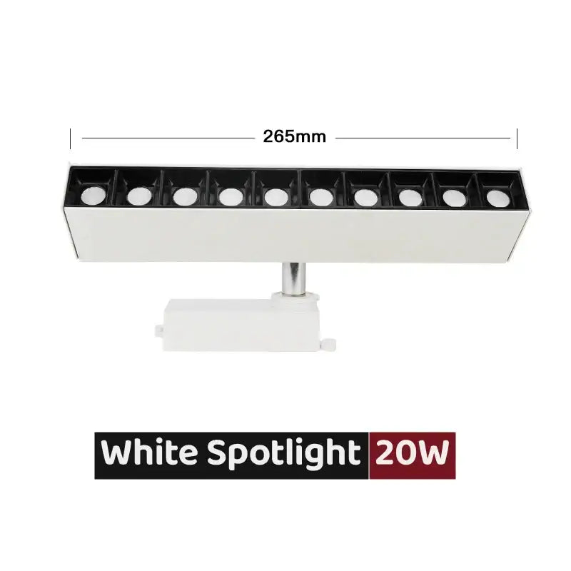 Black Linear Adjustable Track Light