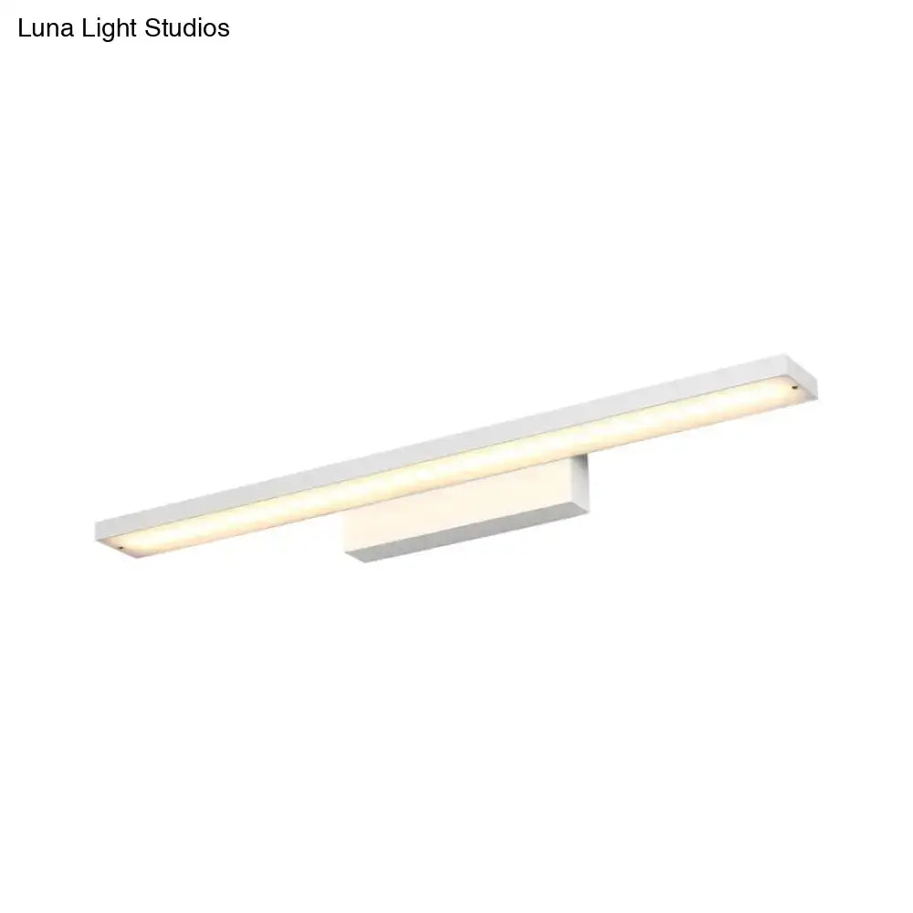 White Acrylic Vanity Light Slim Four-Size