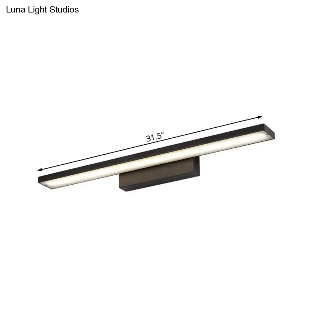 White Acrylic Vanity Light Slim Four-Size