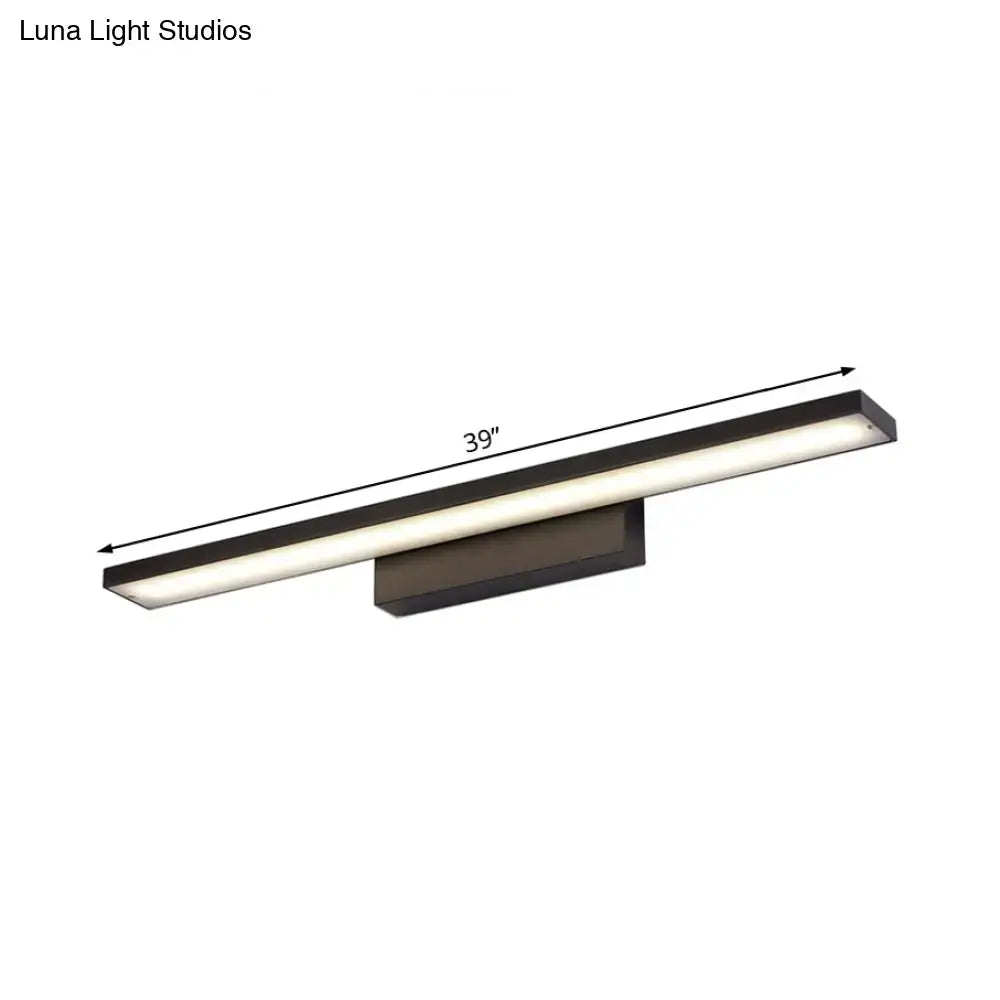 White Acrylic Vanity Light Slim Four-Size