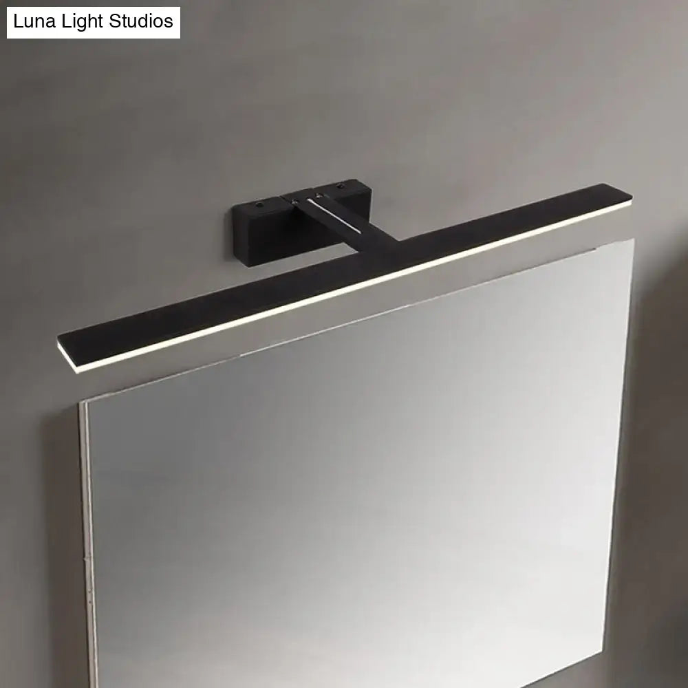 Black Glass Vanity Light