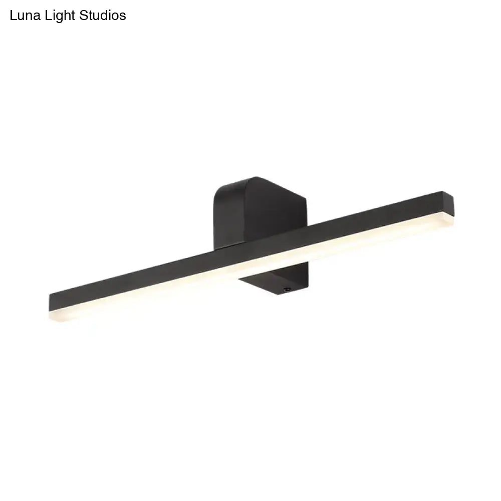 Black Metal Bathroom Sconce