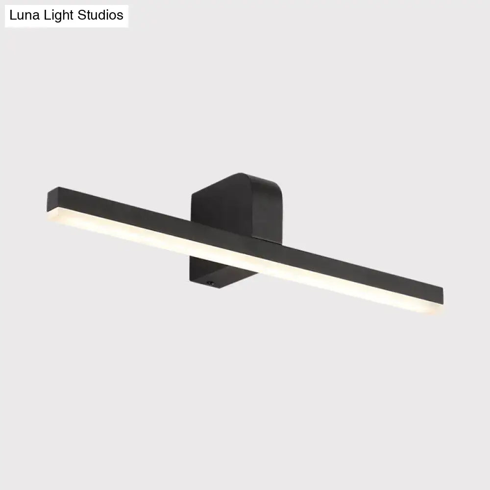 Black Metal Bathroom Sconce