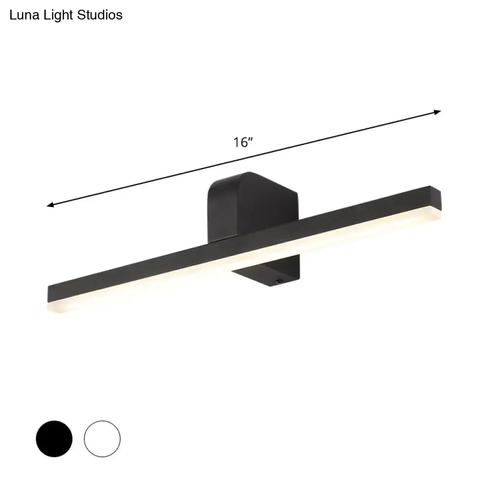 Black Metal Bathroom Sconce