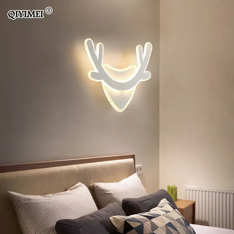 Black Sculptural LED Lamp