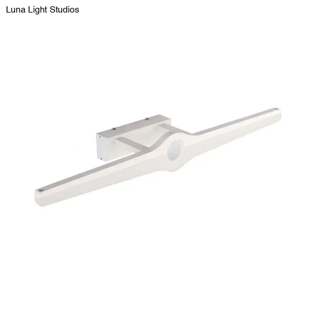 Black Modern Wall Light Aluminum Acrylic Build