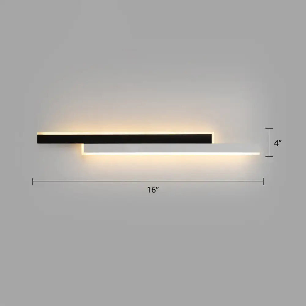 Black Linear Corridor Light