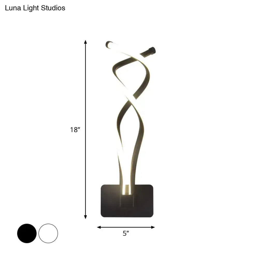 White Musical Note Lamp
