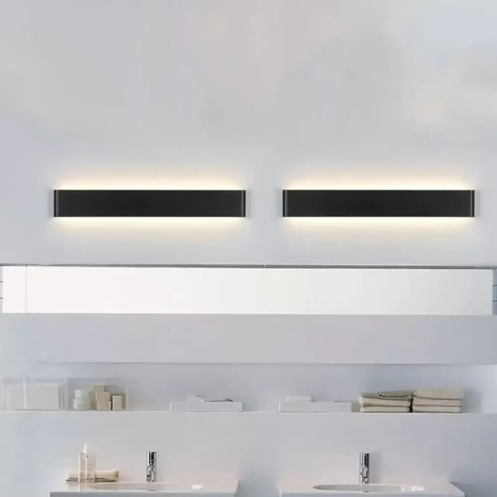 Black Rectangular Wall Lamp