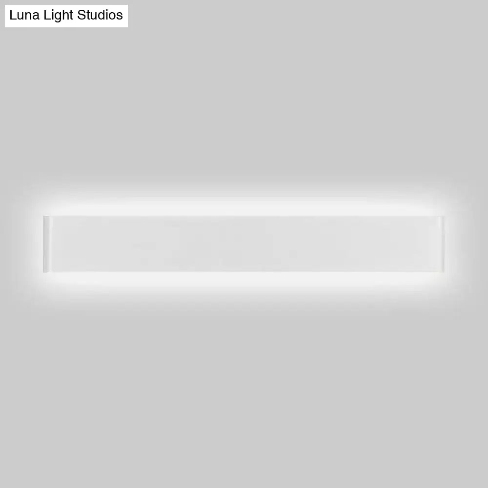 Black Rectangular Wall Lamp