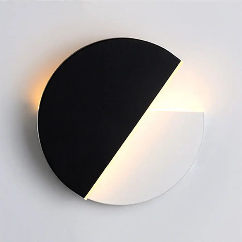Black Acrylic Minimalist LED Wall Lamp