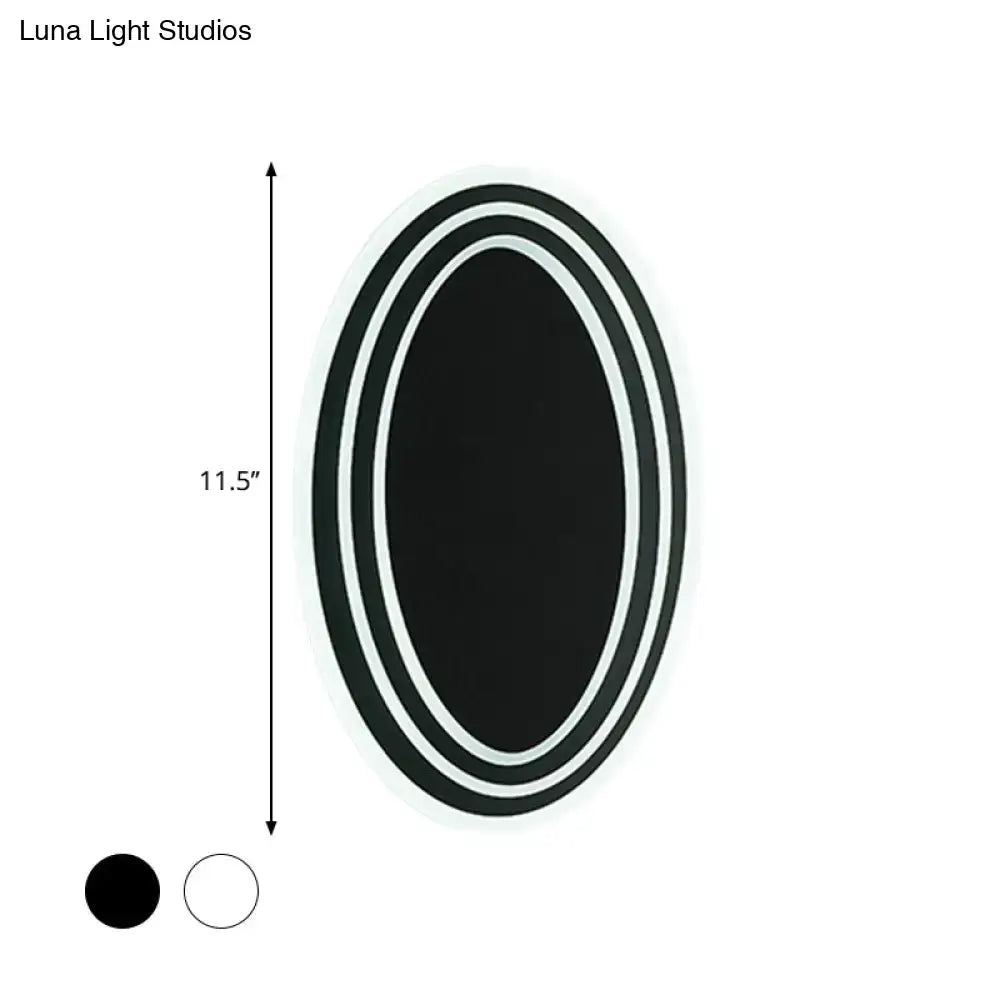Black White Wall Light