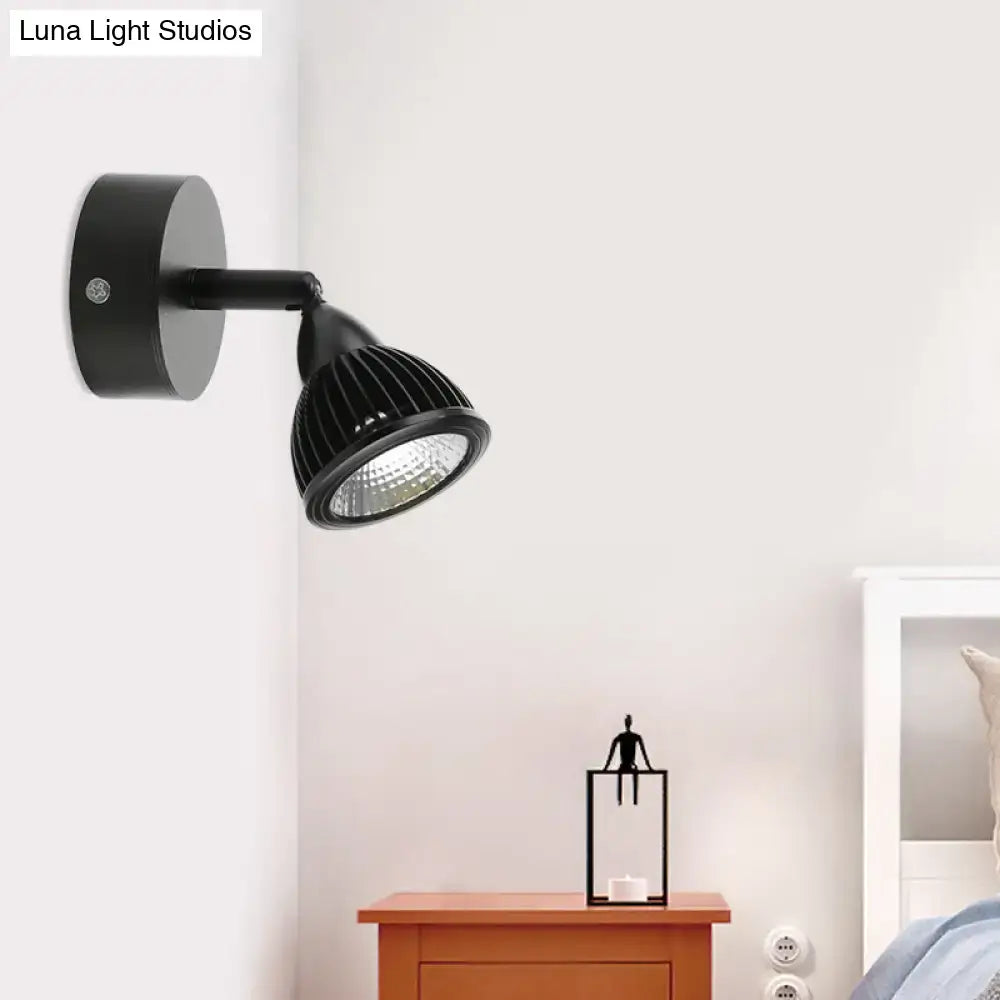 Black LED Wall Spotlight