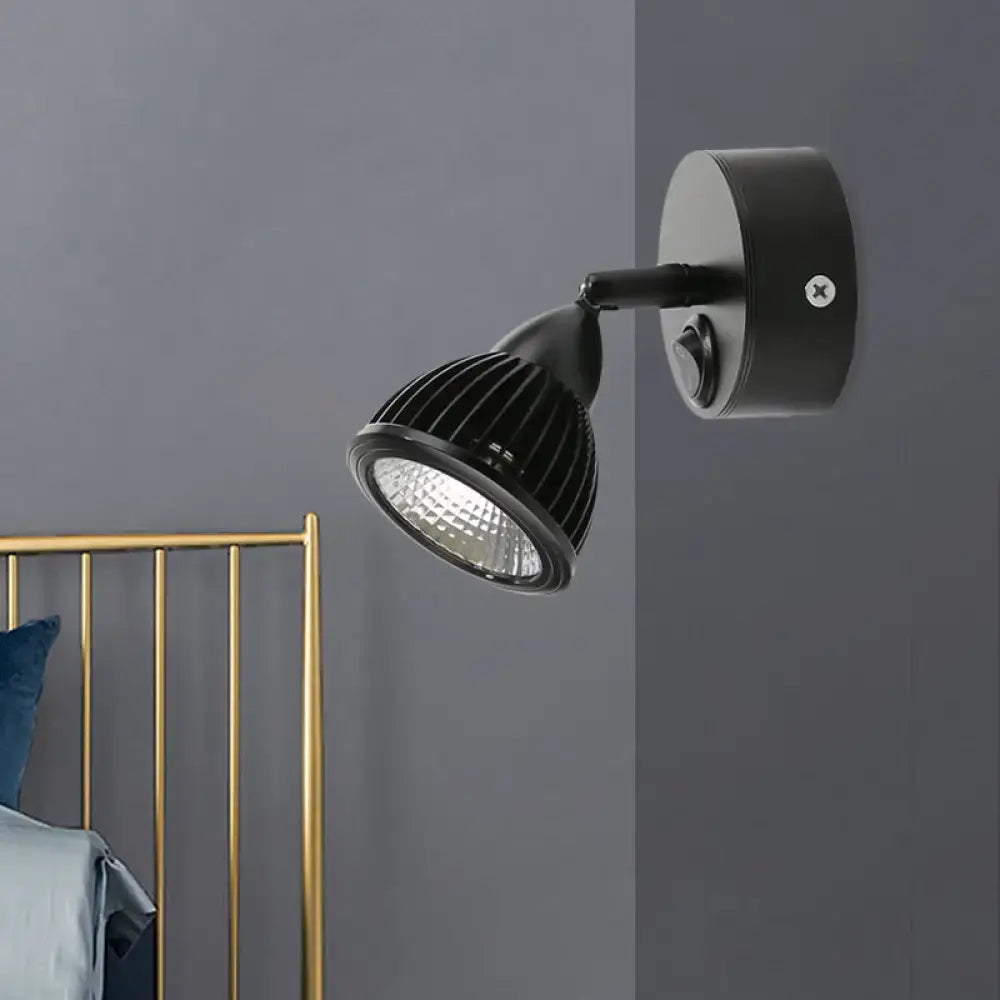 Black LED Wall Spotlight