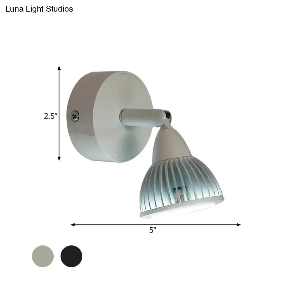 Black LED Wall Spotlight