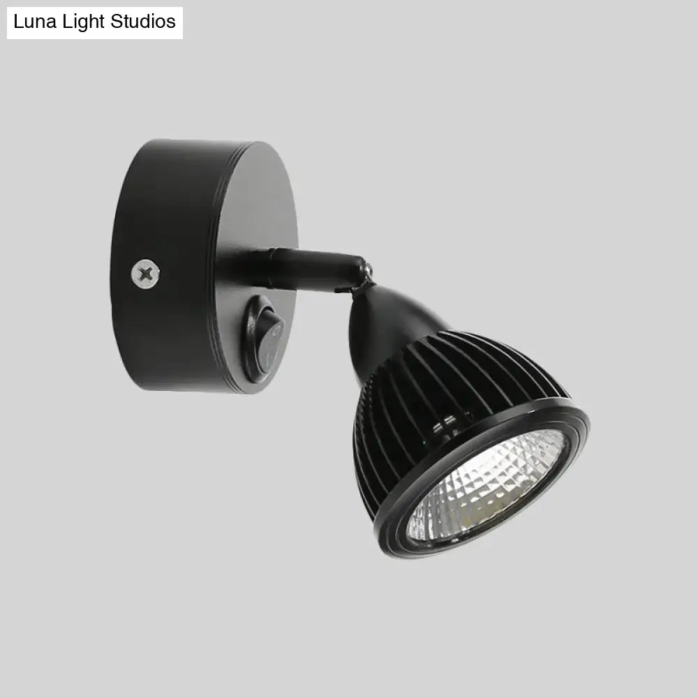 Black LED Wall Spotlight