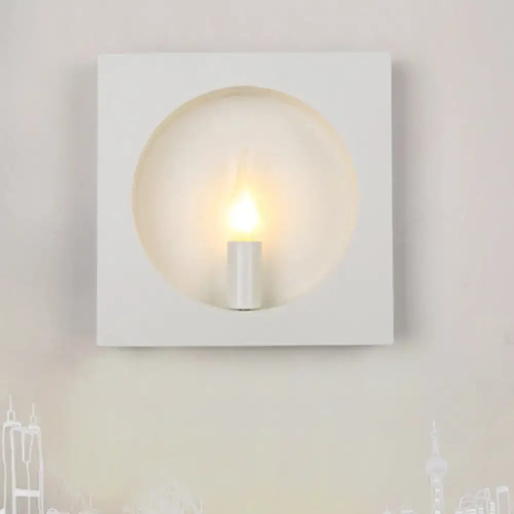 Glass Globe Wall Lamp