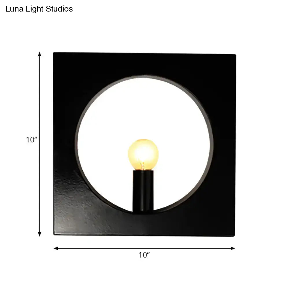 Glass Globe Wall Lamp